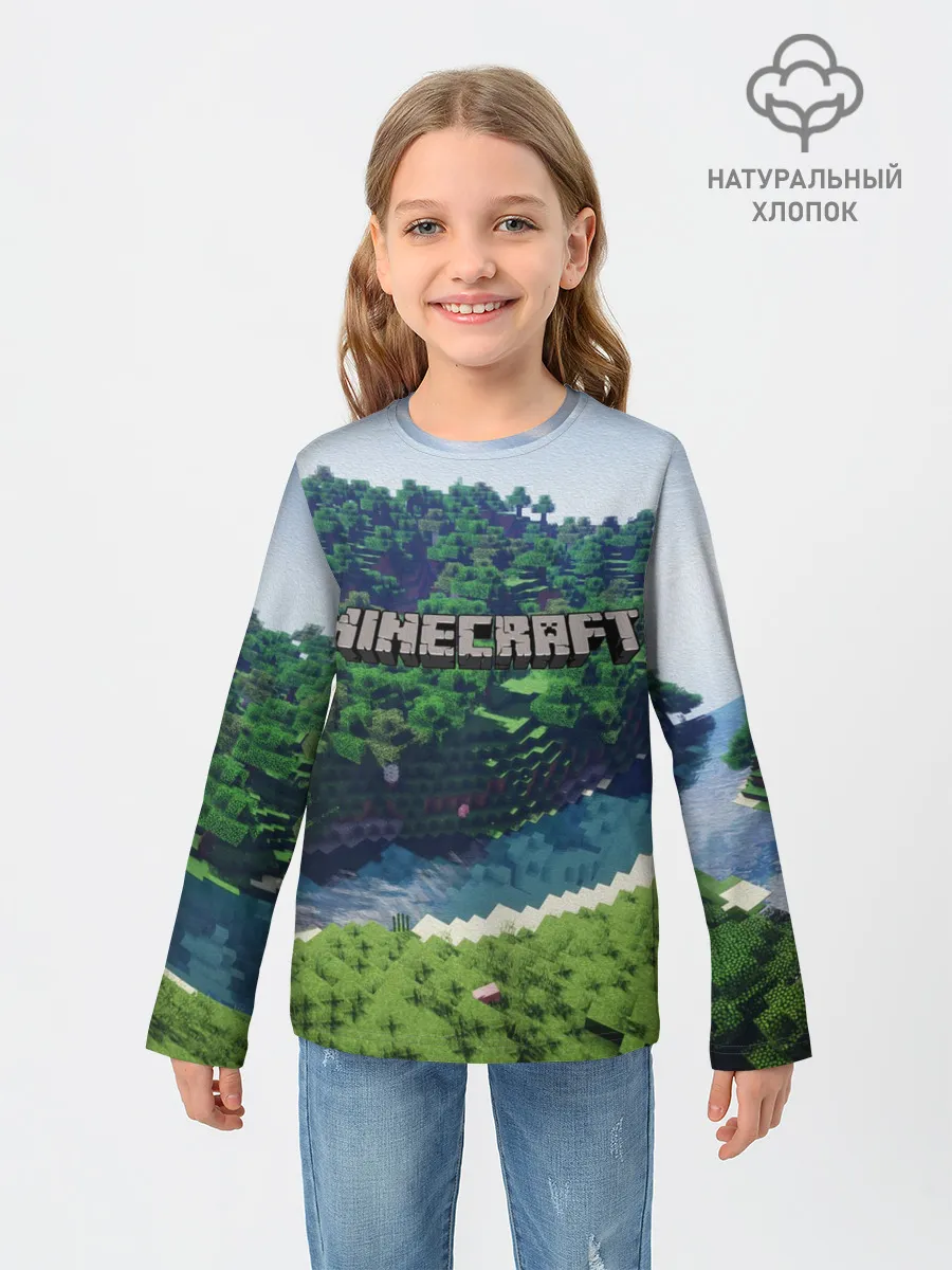 Детский лонгслив / Minecraft