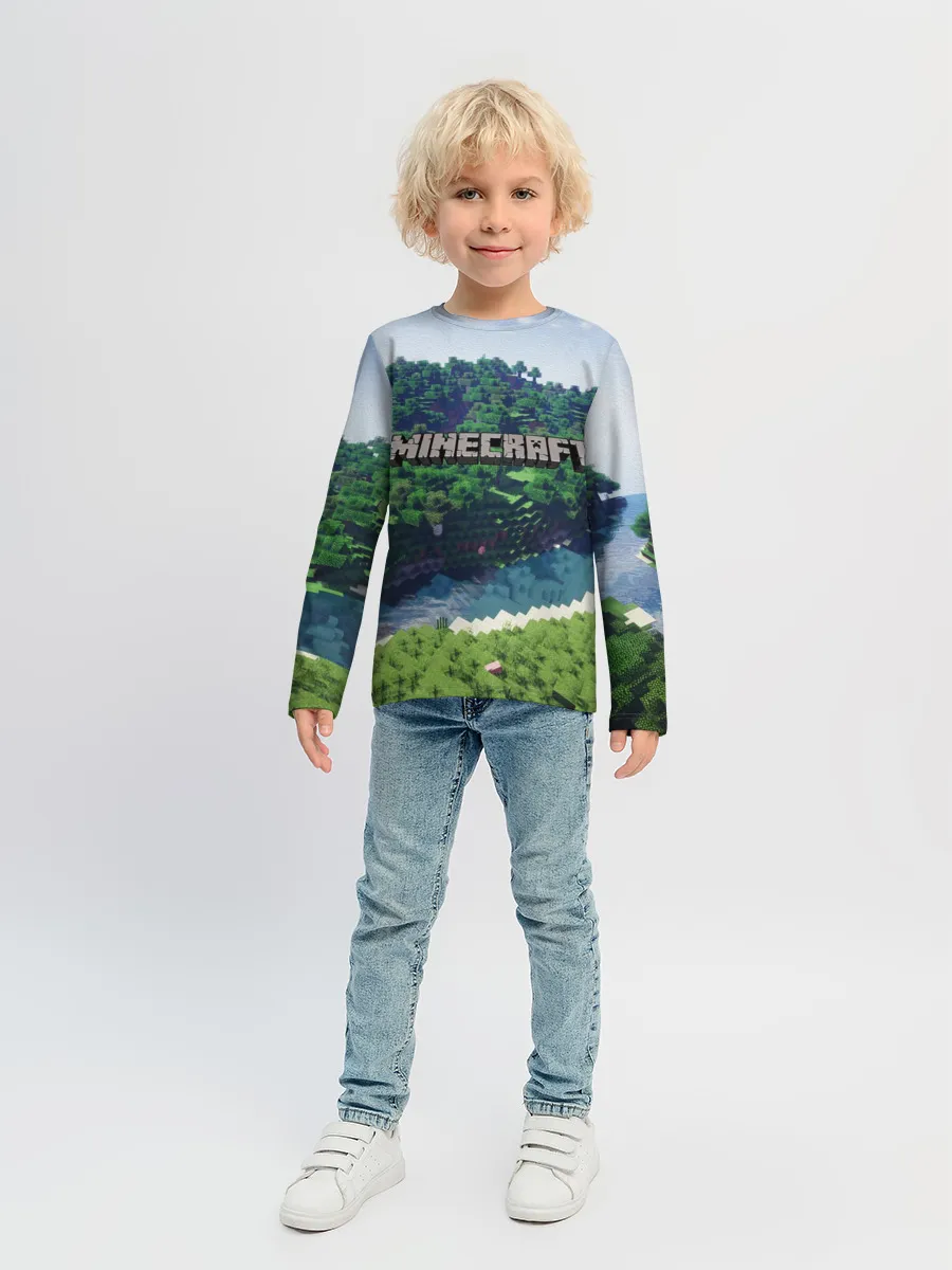 Детский лонгслив / Minecraft