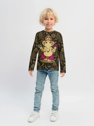 Детский лонгслив / Ganesha