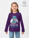 Детский лонгслив / Geek Rex