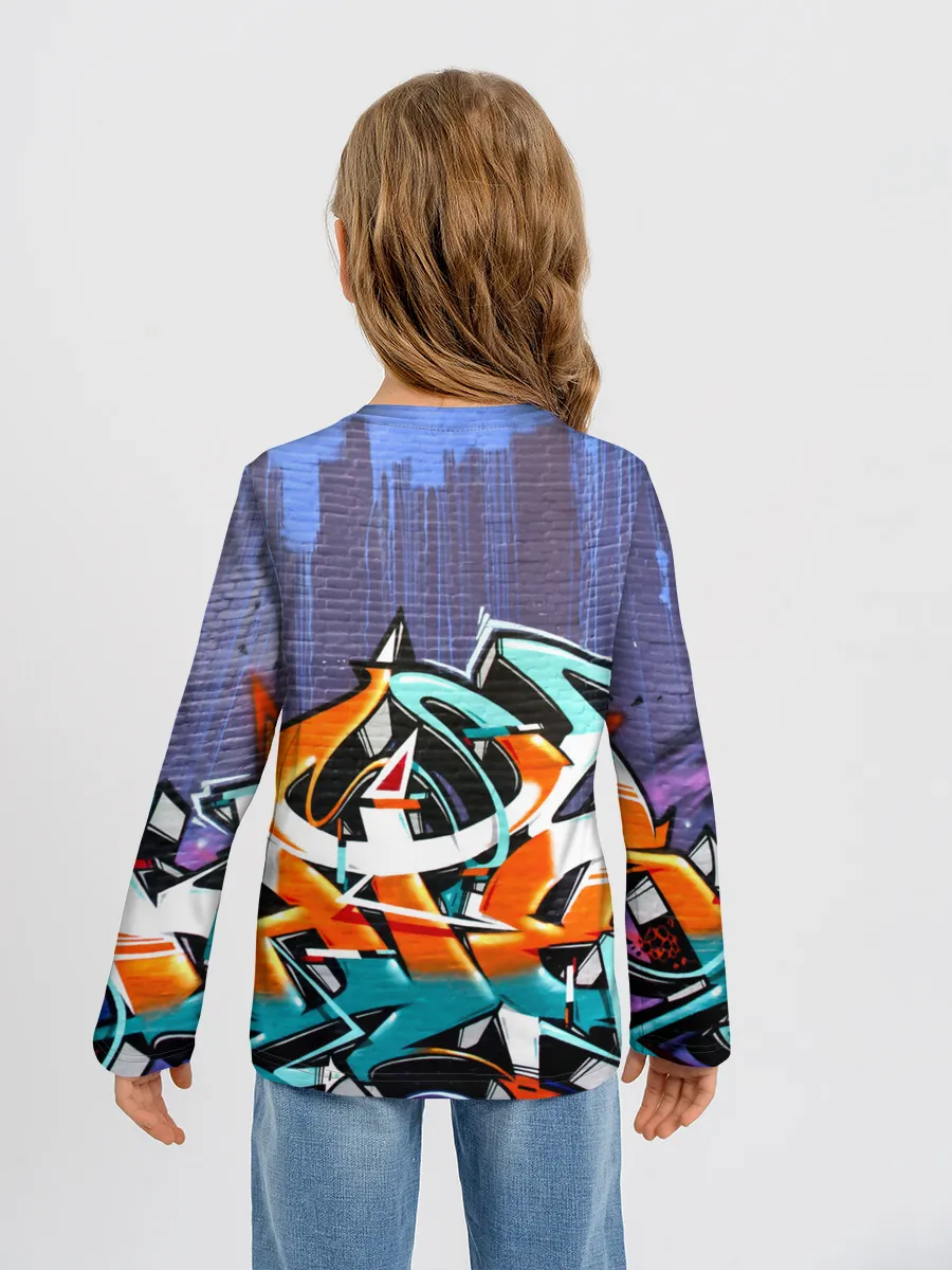 Детский лонгслив / Уличный художник