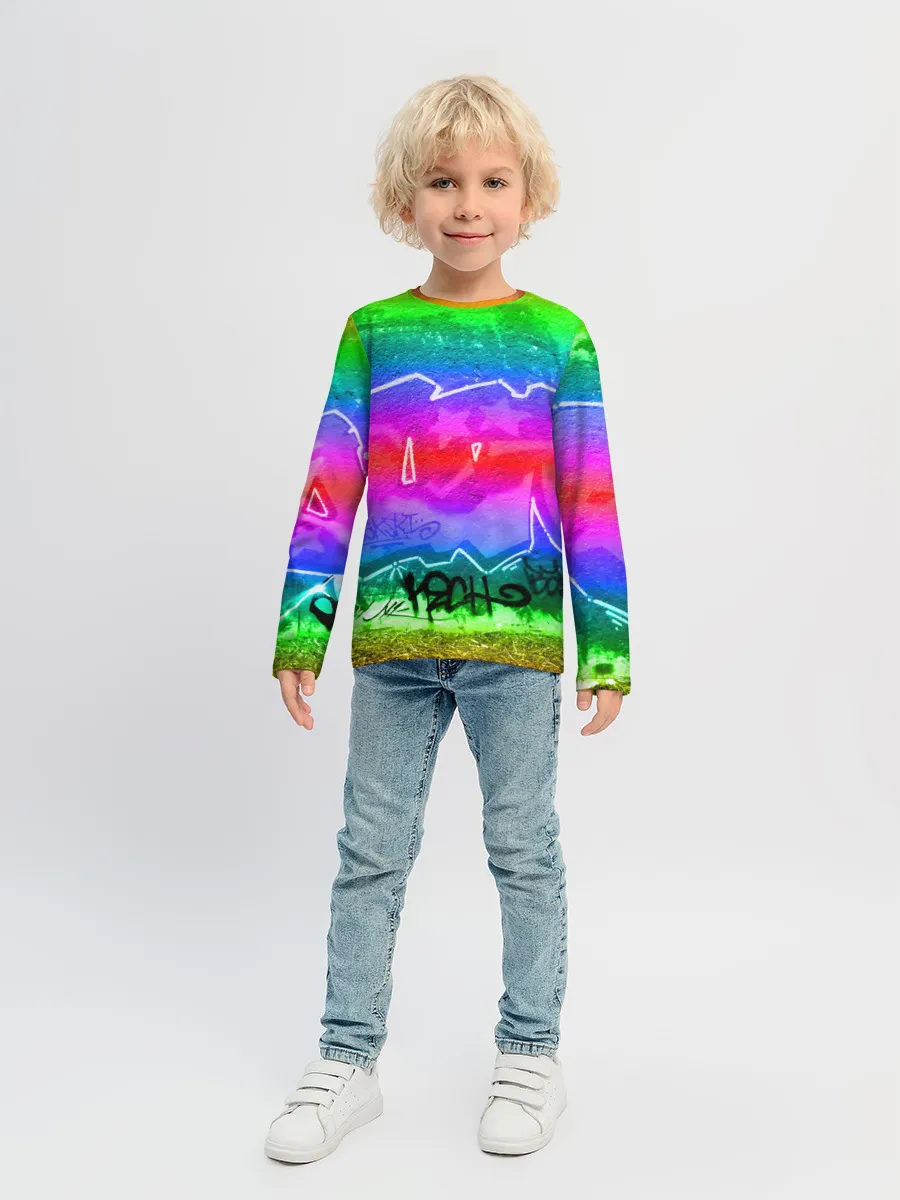 Детский лонгслив / GRAFFITI NEON