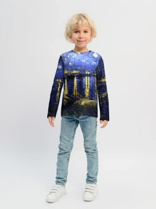 Детский лонгслив / Морской причал