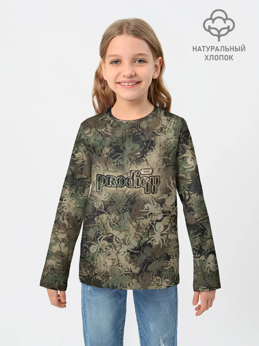 Детский лонгслив / Камуфляж Prodigy