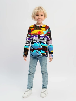 Детский лонгслив / urban neon