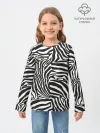 Детский лонгслив / Полосы зебры