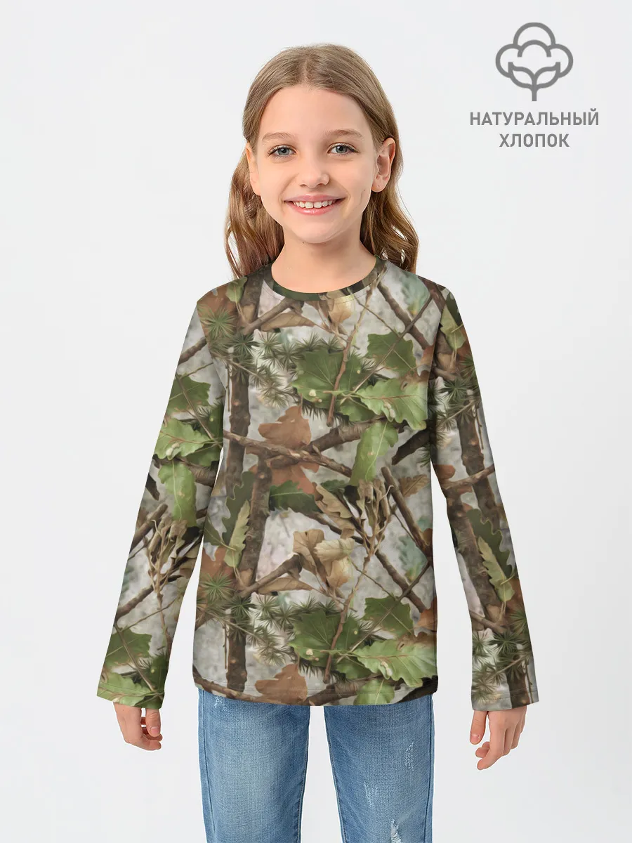 Детский лонгслив / Камуфляж