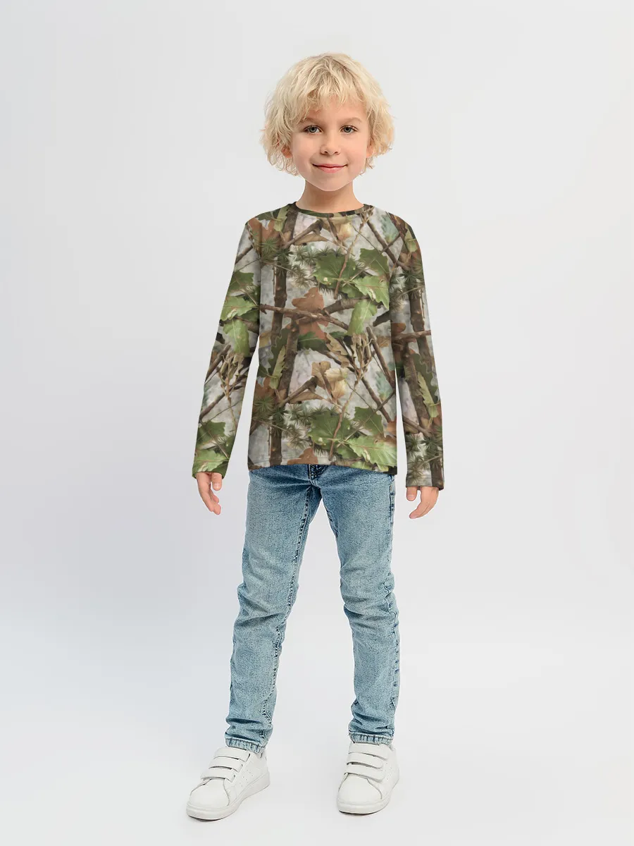 Детский лонгслив / Камуфляж