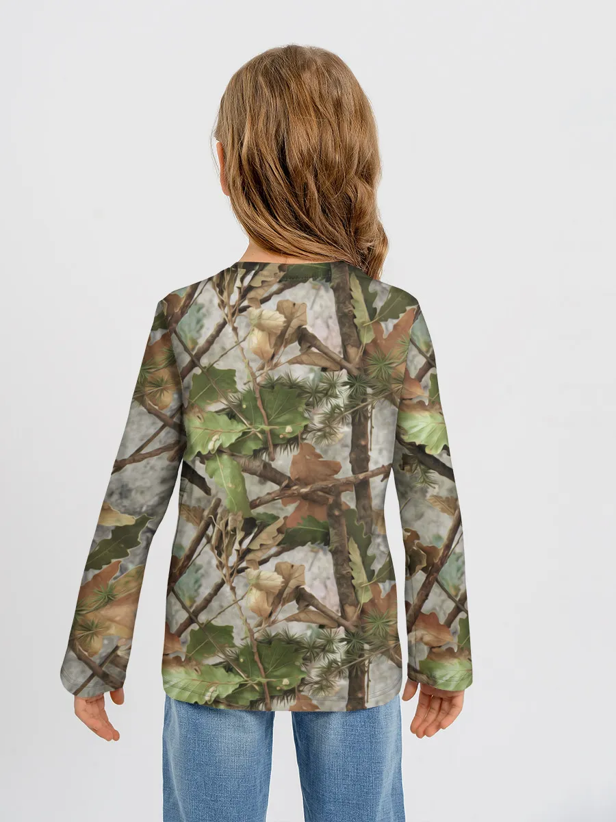 Детский лонгслив / Камуфляж