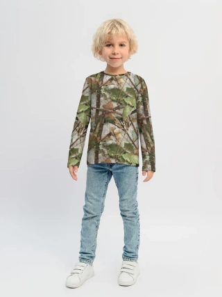 Детский лонгслив / Камуфляж