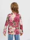 Детский лонгслив / Акварель, розы
