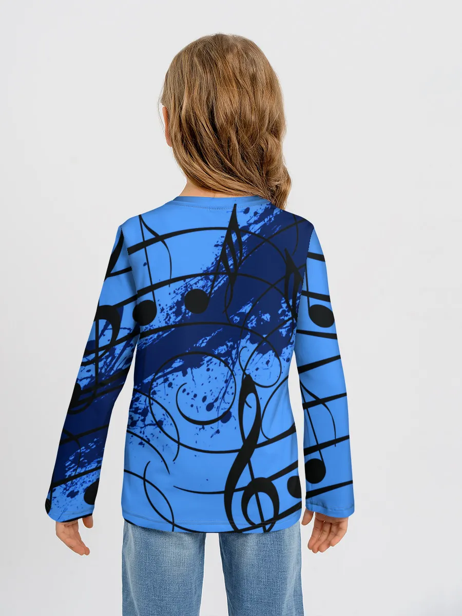 Детский лонгслив / Музыка