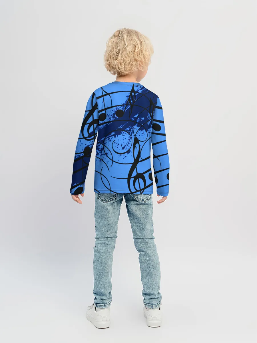 Детский лонгслив / Музыка