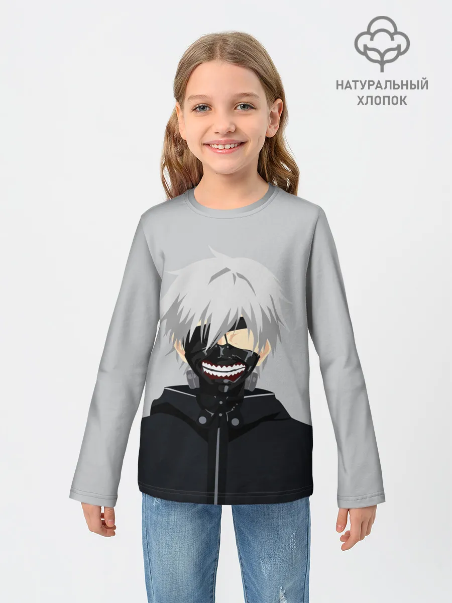 Детский лонгслив / Kaneki Ken в маске