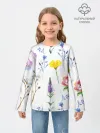 Детский лонгслив / Полевые цветы