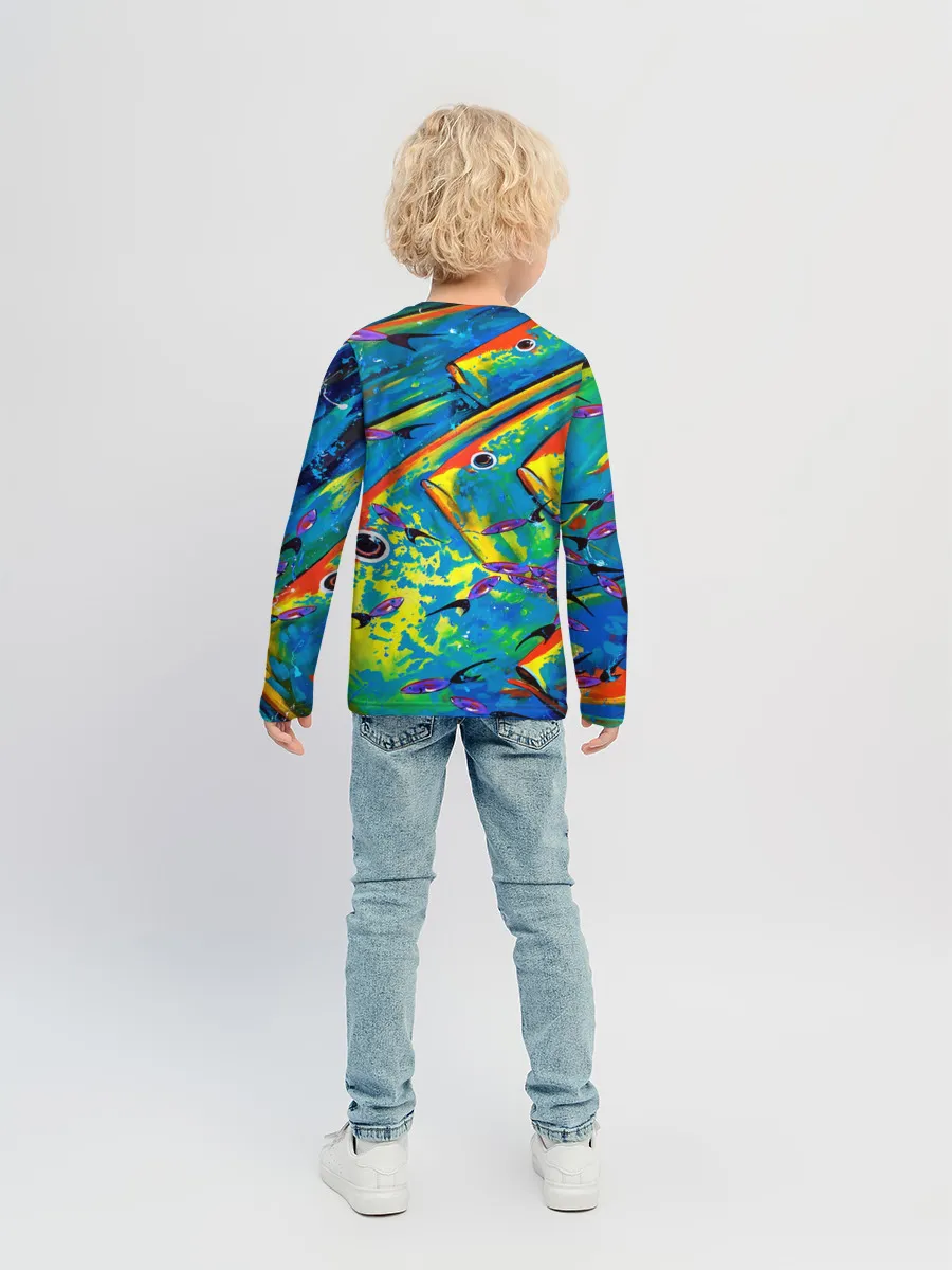 Детский лонгслив / Рыбы