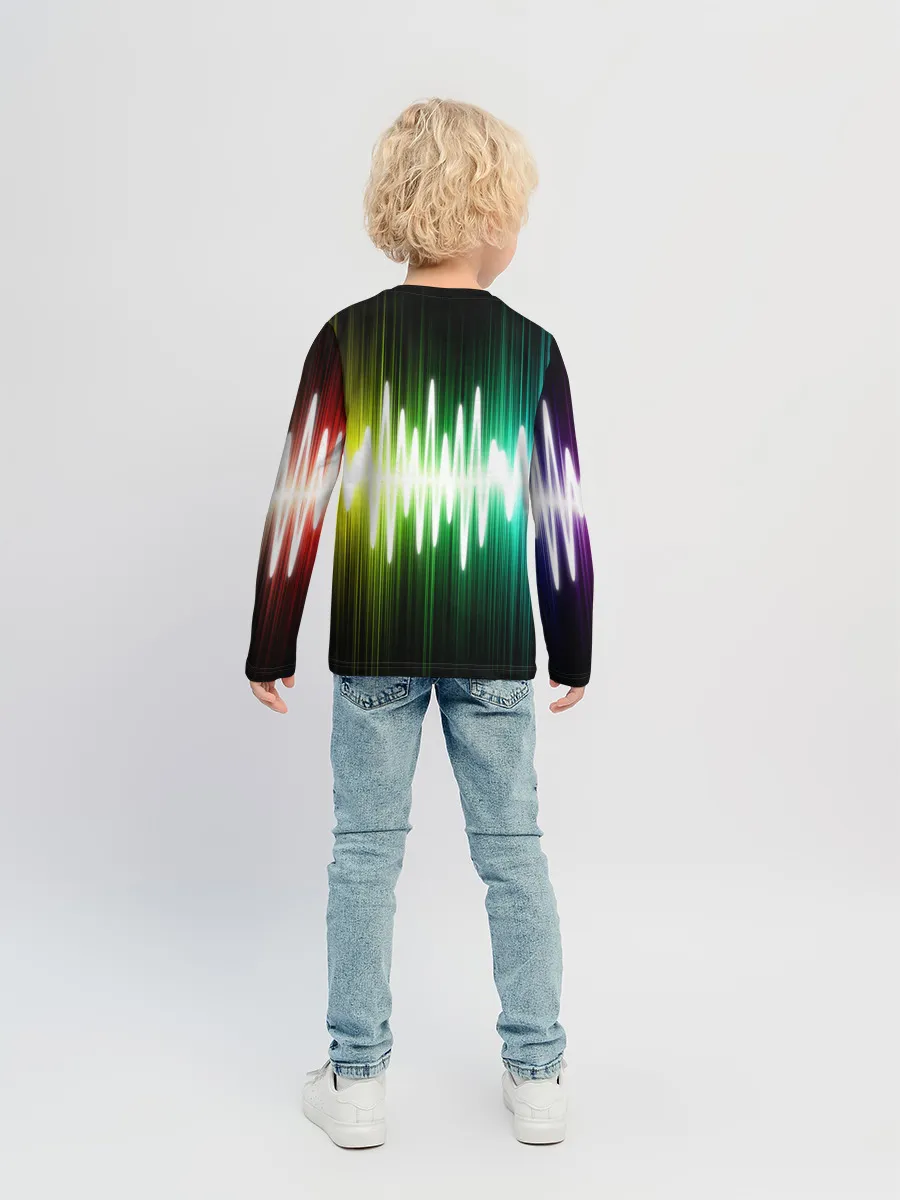 Детский лонгслив / music