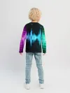 Детский лонгслив / neon music