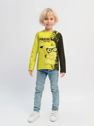 Детский лонгслив / Pikachu Pika Pika