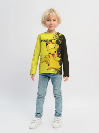 Детский лонгслив / Pikachu Pika Pika