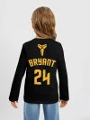 Детский лонгслив / Kobe Bryant black mamba