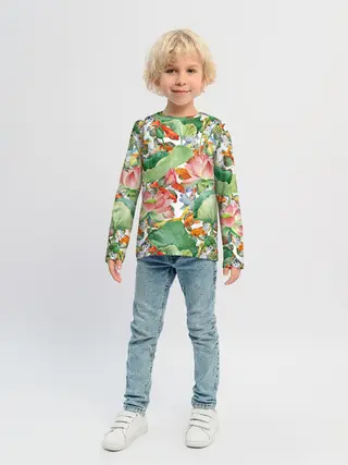 Детский лонгслив / Карпы кои