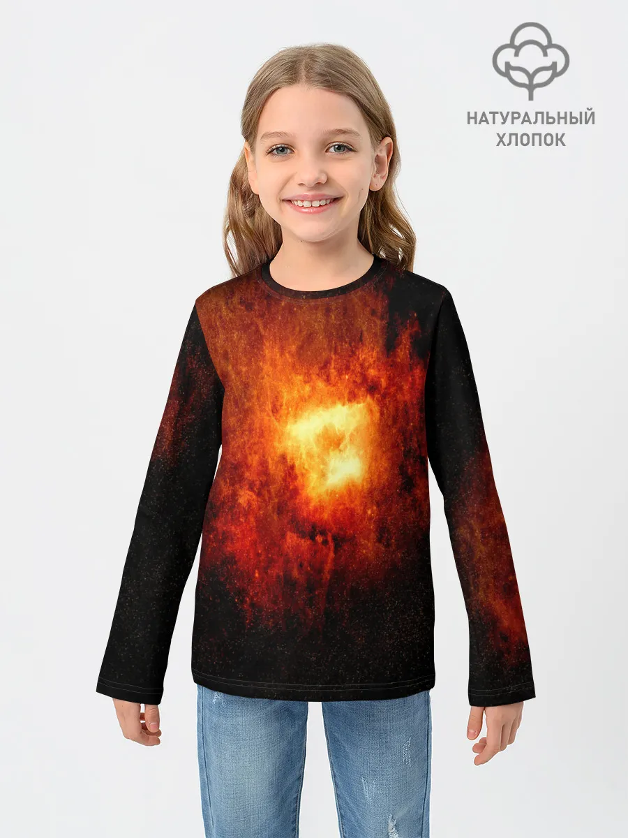 Детский лонгслив / Черная дыра