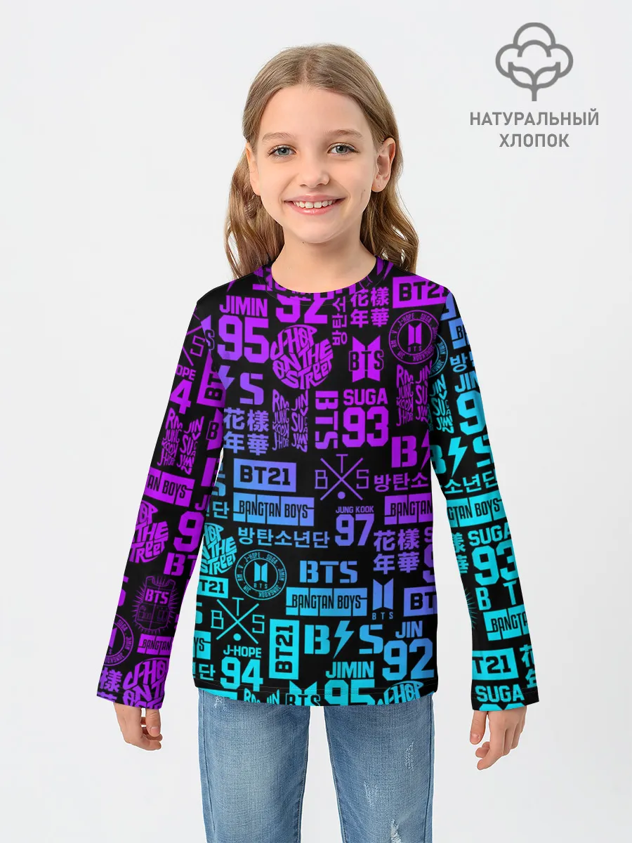 Детский лонгслив / BTS