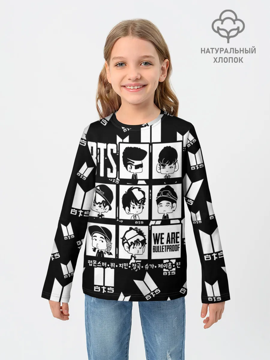 Детский лонгслив / BTS WE ARE BULLETPROOF