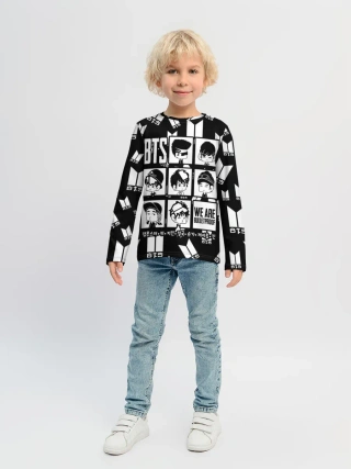 Детский лонгслив / BTS WE ARE BULLETPROOF