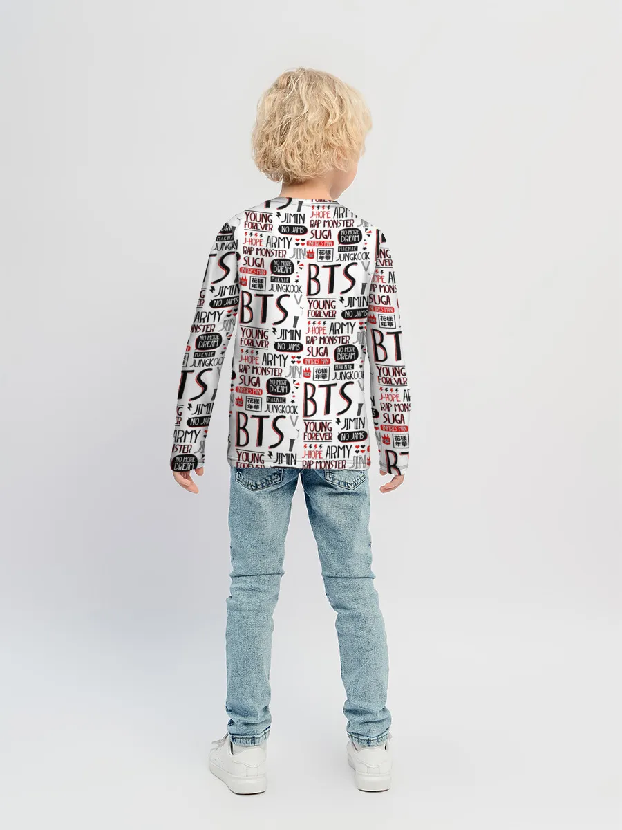 Детский лонгслив / BTS Collage