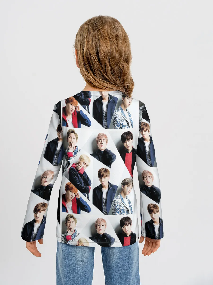 Детский лонгслив / BTS COLLAGE