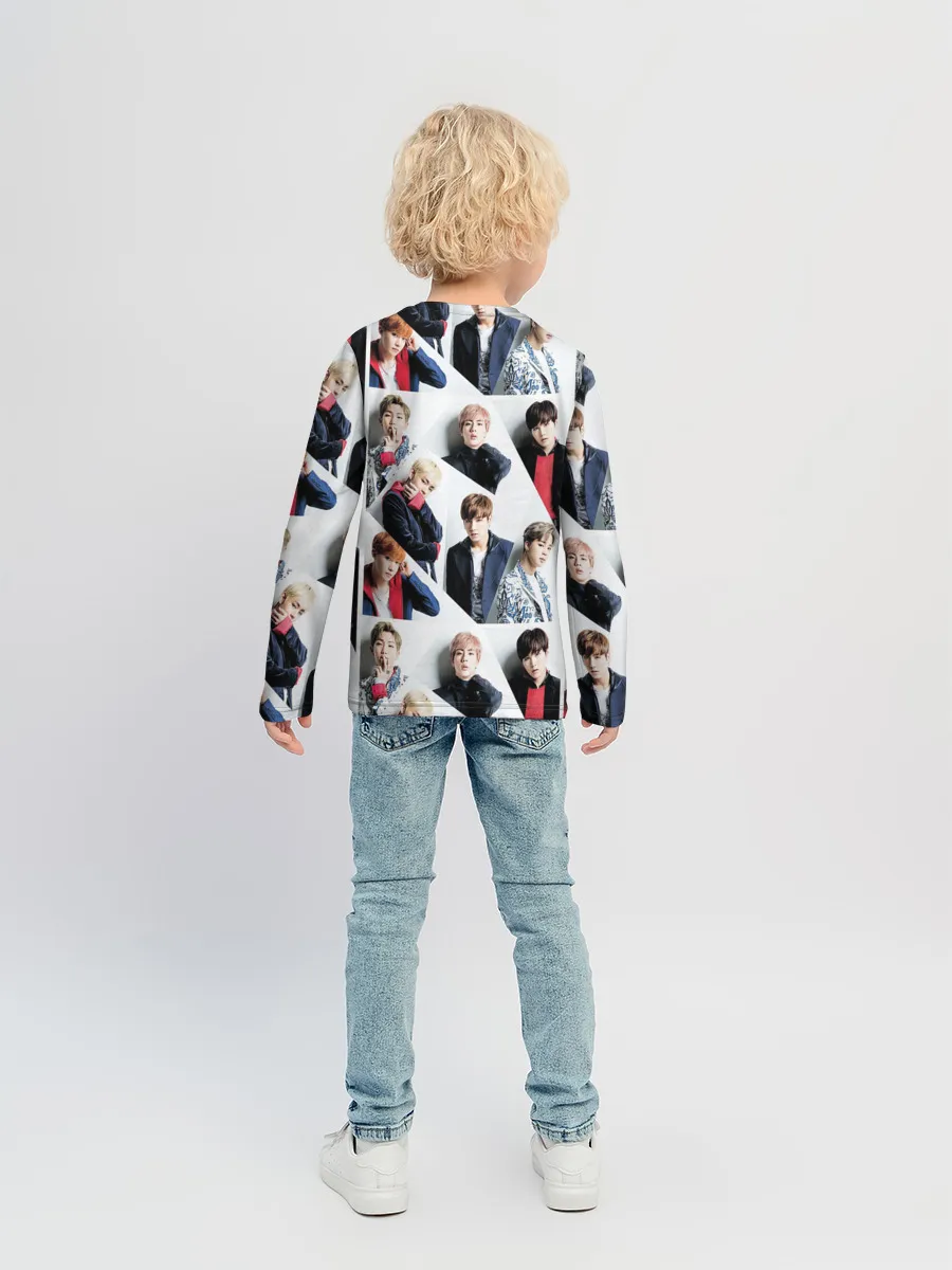 Детский лонгслив / BTS COLLAGE