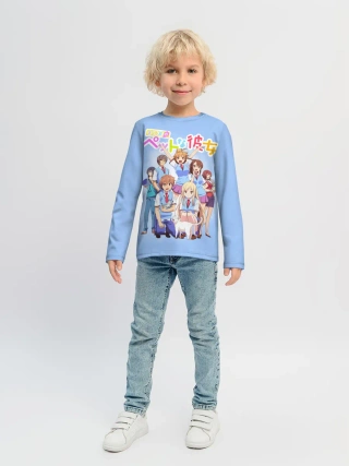 Детский лонгслив / Кошечка из Сакурасо