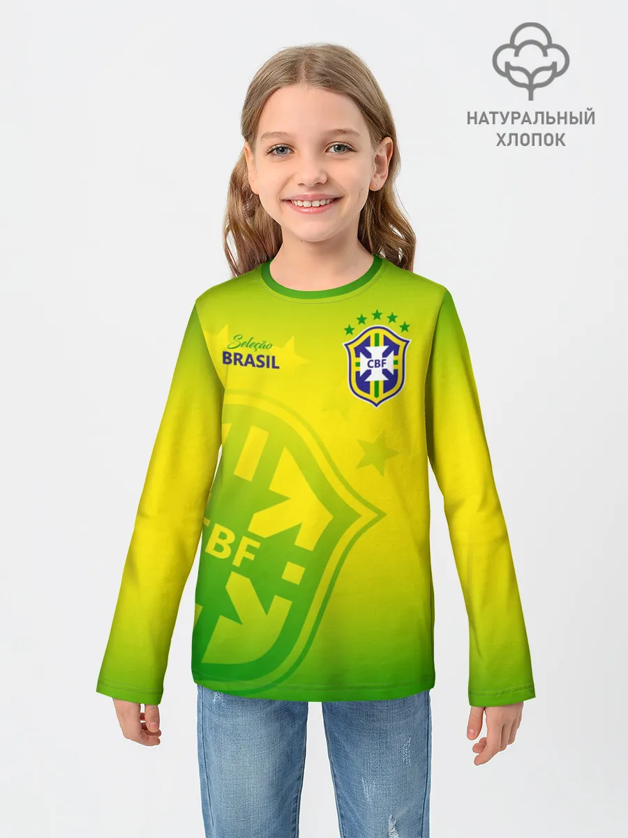 Детский лонгслив / Бразилия