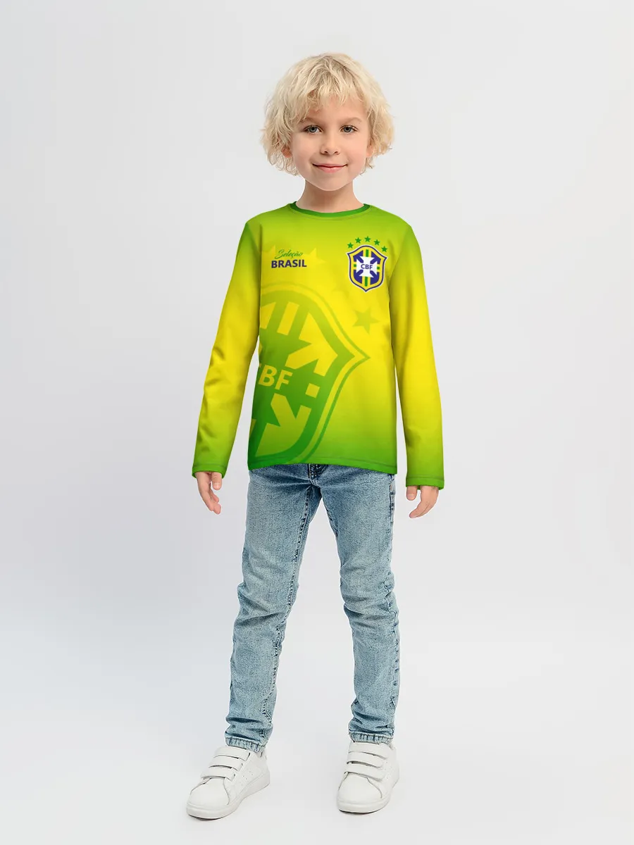 Детский лонгслив / Бразилия
