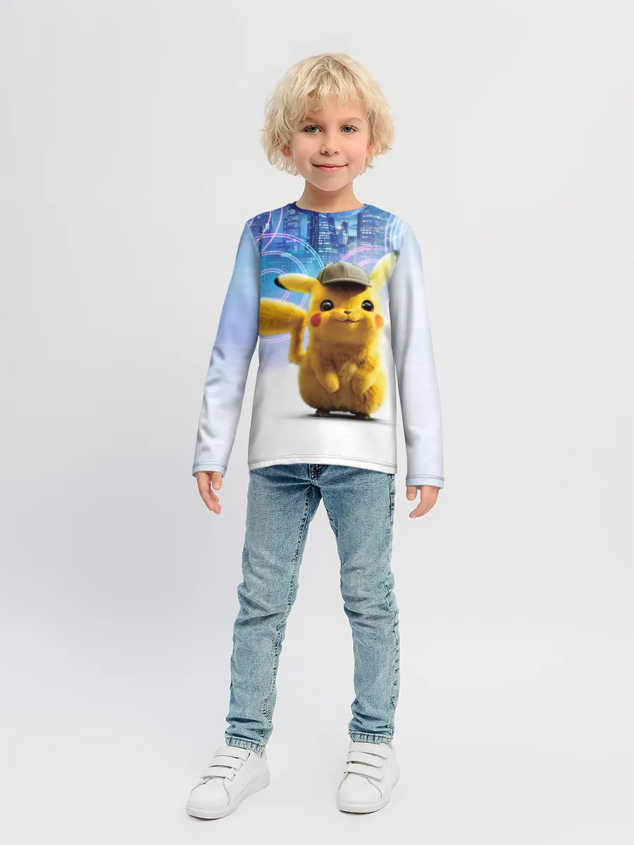 Детский лонгслив / Pikachu Detective