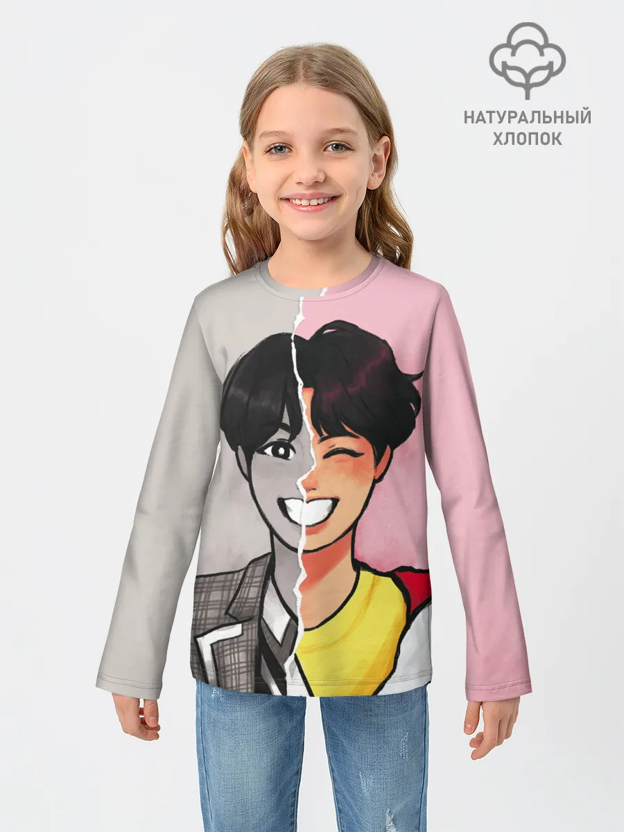 Детский лонгслив / K-Pop