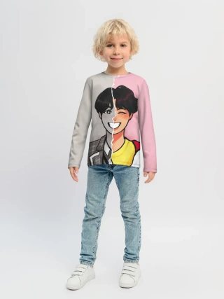 Детский лонгслив / K-Pop