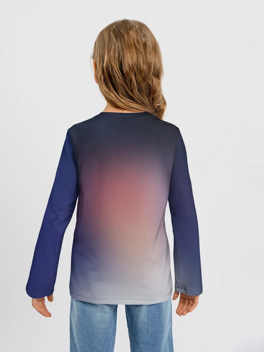 Детский лонгслив / Kiss