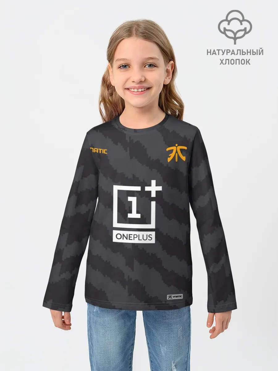 Детский лонгслив / Fnatic - Jersey pro 2019