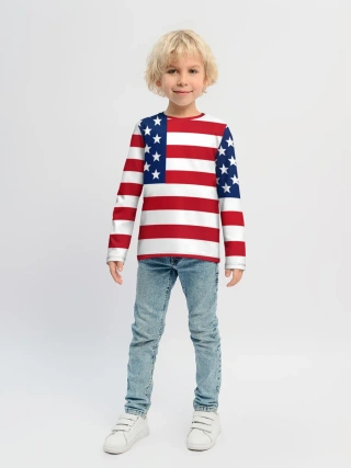 Детский лонгслив / USA