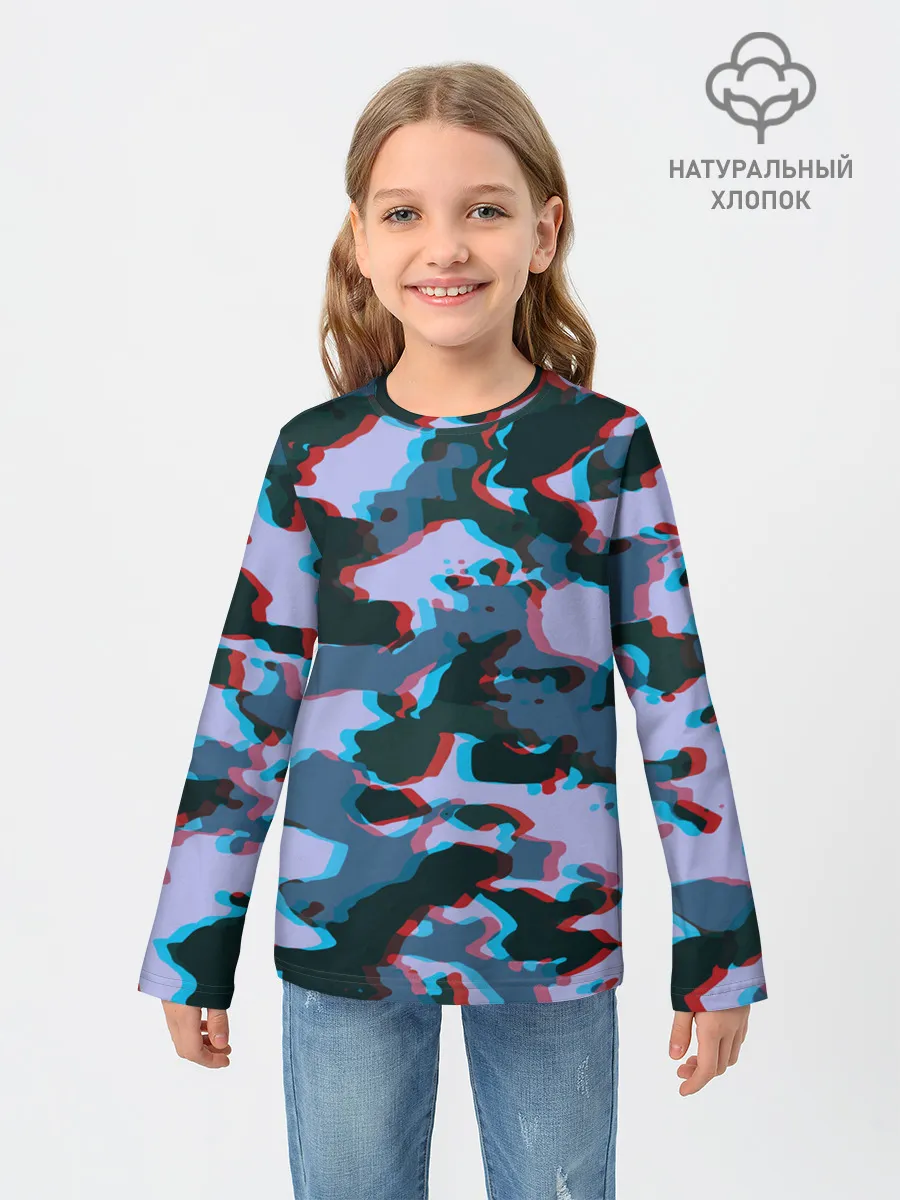 Детский лонгслив / Камуфляж