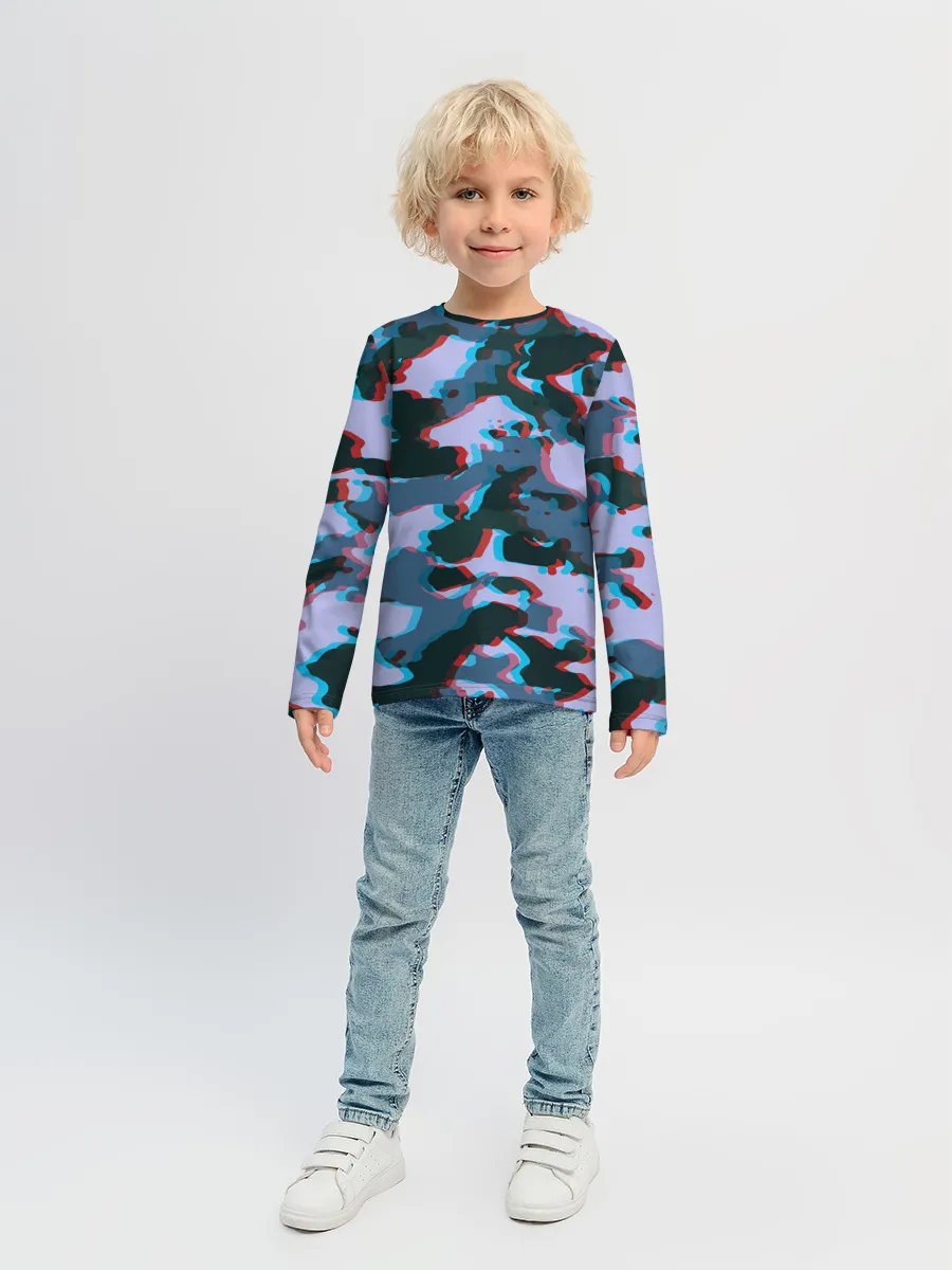 Детский лонгслив / Камуфляж
