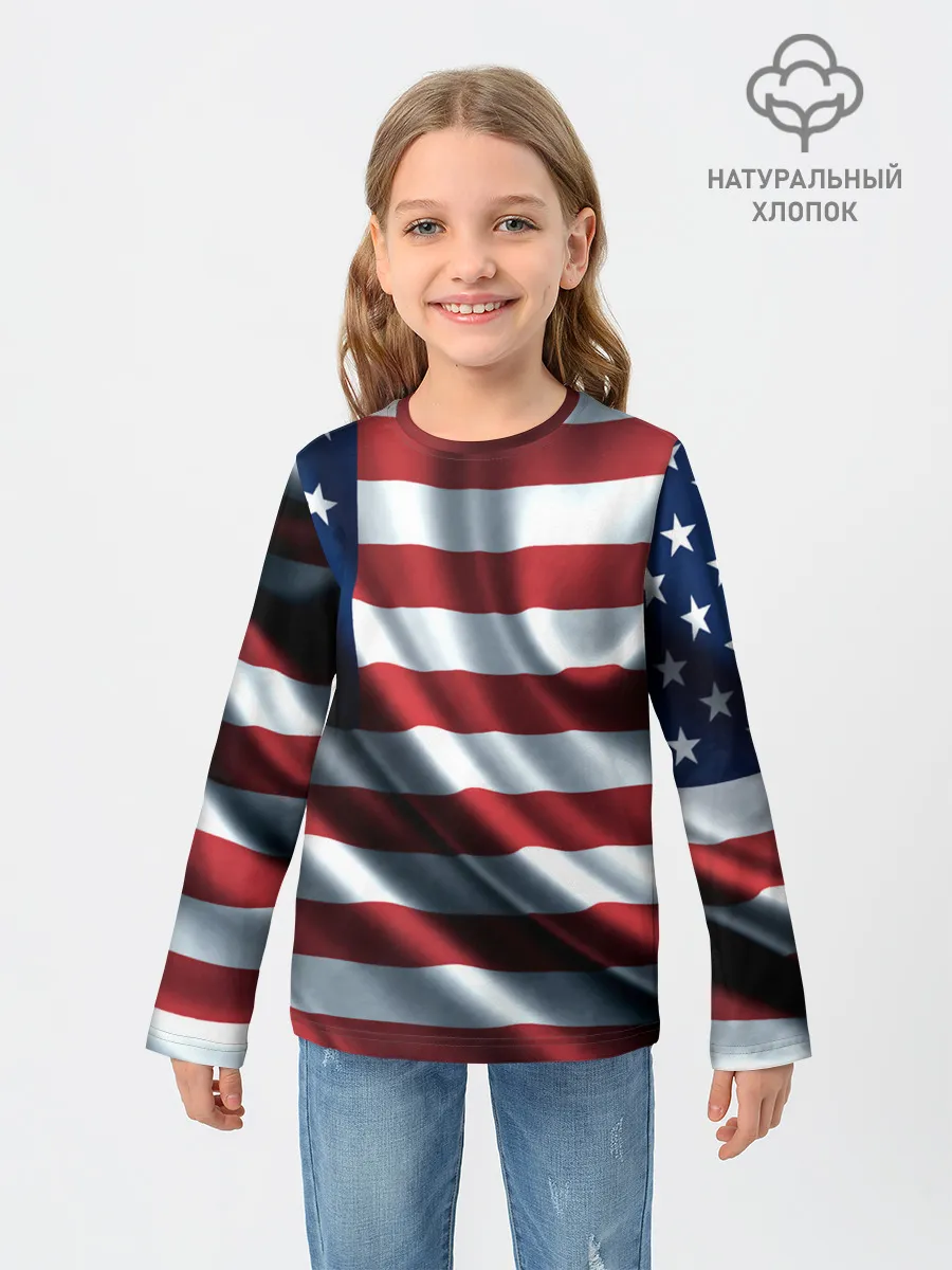 Детский лонгслив / Символика Америки