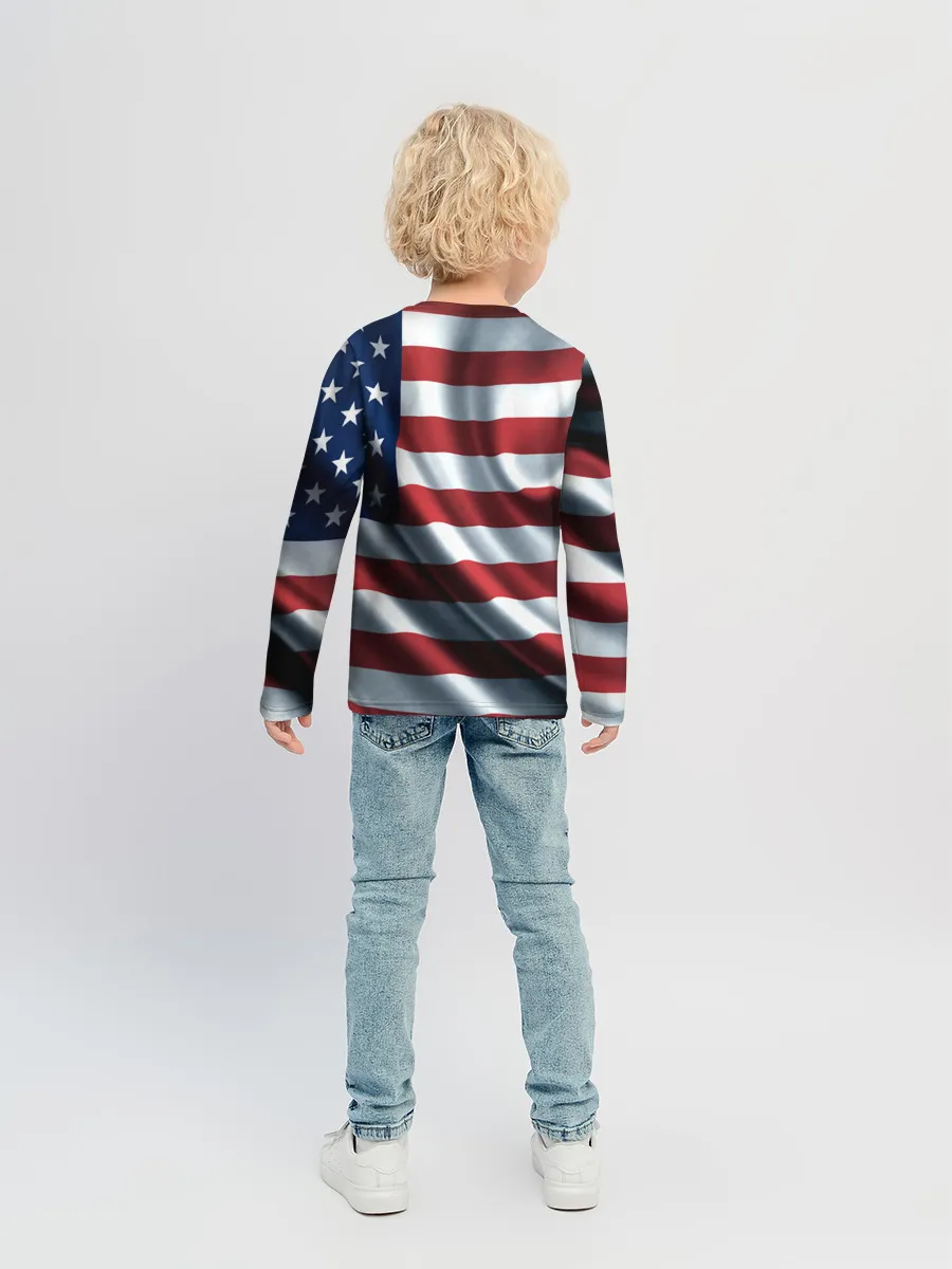 Детский лонгслив / Символика Америки
