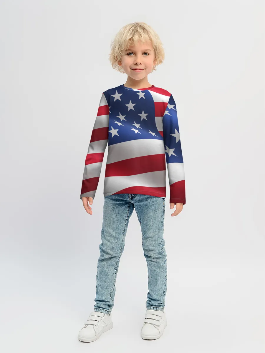 Детский лонгслив / USA