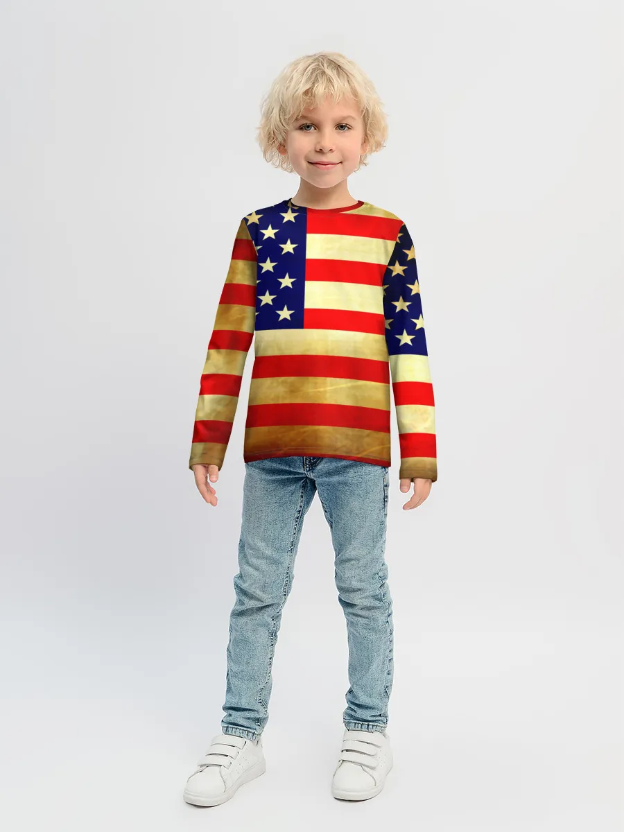 Детский лонгслив / USA