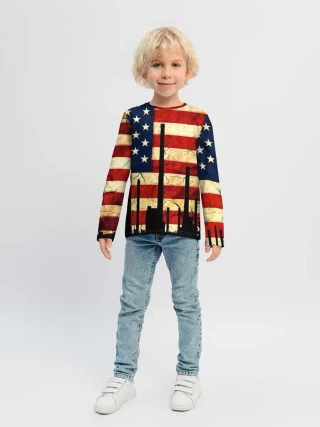 Детский лонгслив / USA URBAN