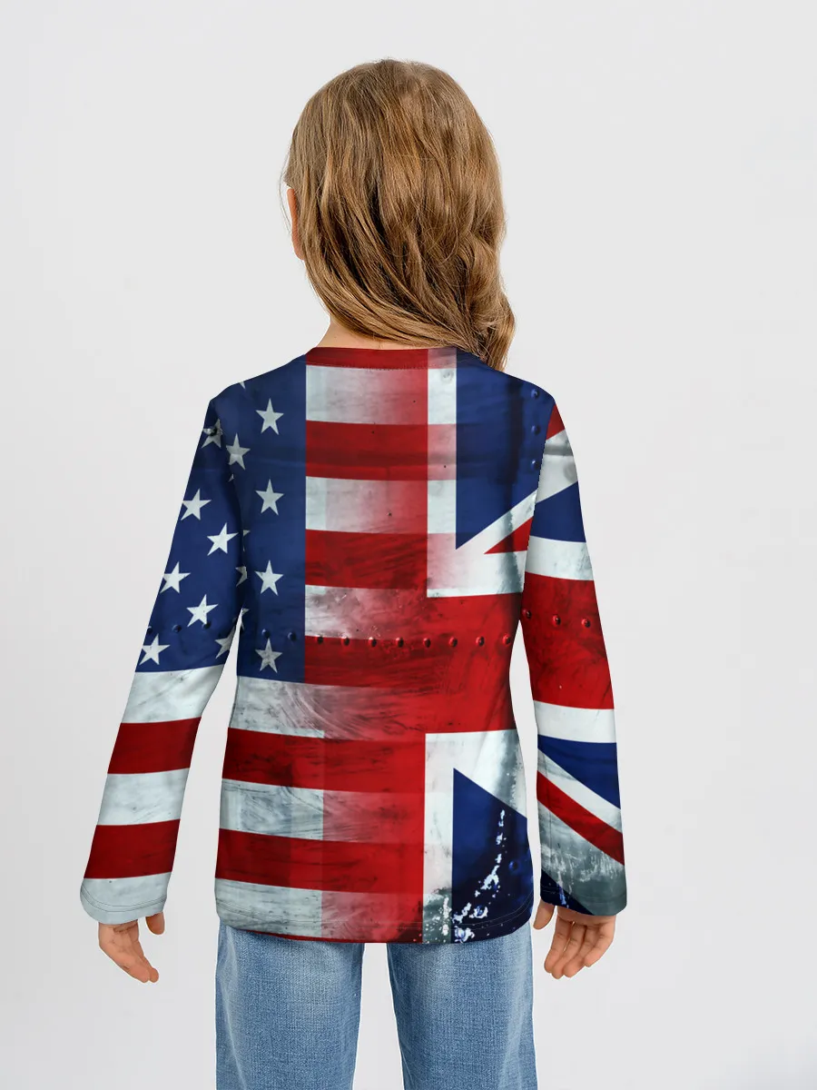 Детский лонгслив / Англия&Америка